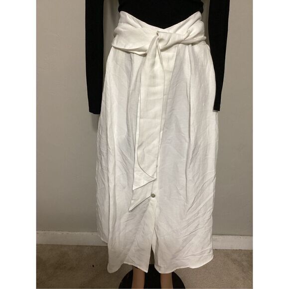 New. Vince Belted Button-Front Skirt. 1X. Retails $410 - Picture 15 of 15